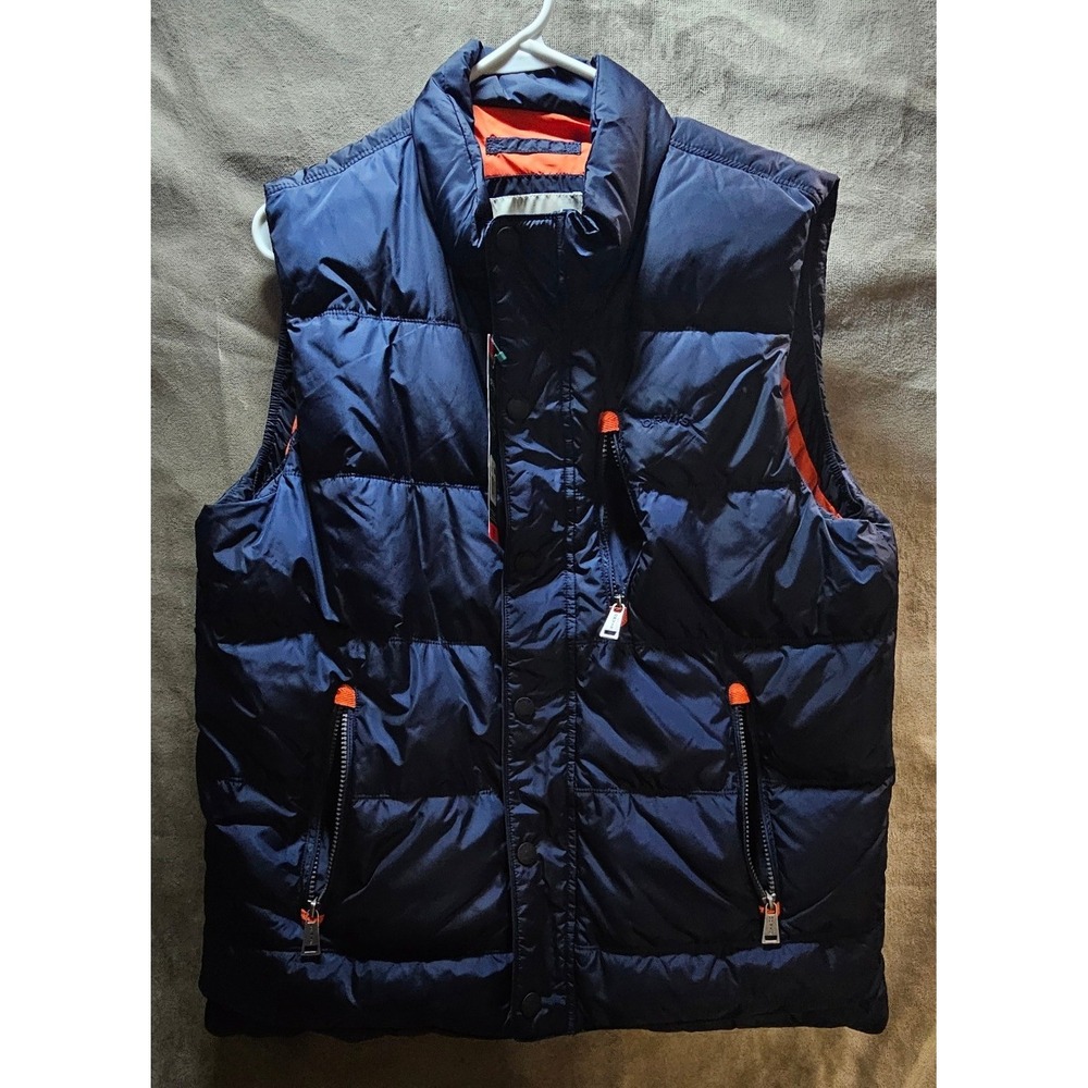 Orvis Men's Quilted Down Puffer Vest Full-Zip – Navy Blue – Size M NWT 214016 - Picture 2 of 15